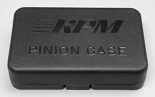 RPM Black Pinion Gear Carrying Case for Associated Traxxas HPI