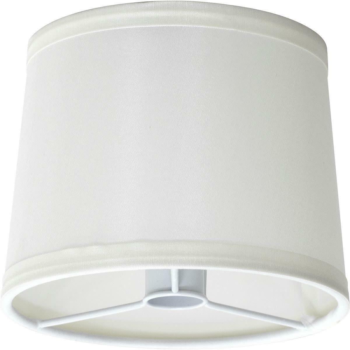 Progress Lighting Anjoux Silk Fabric 5 3/4" Tapered Clip-On Shade P860007-000