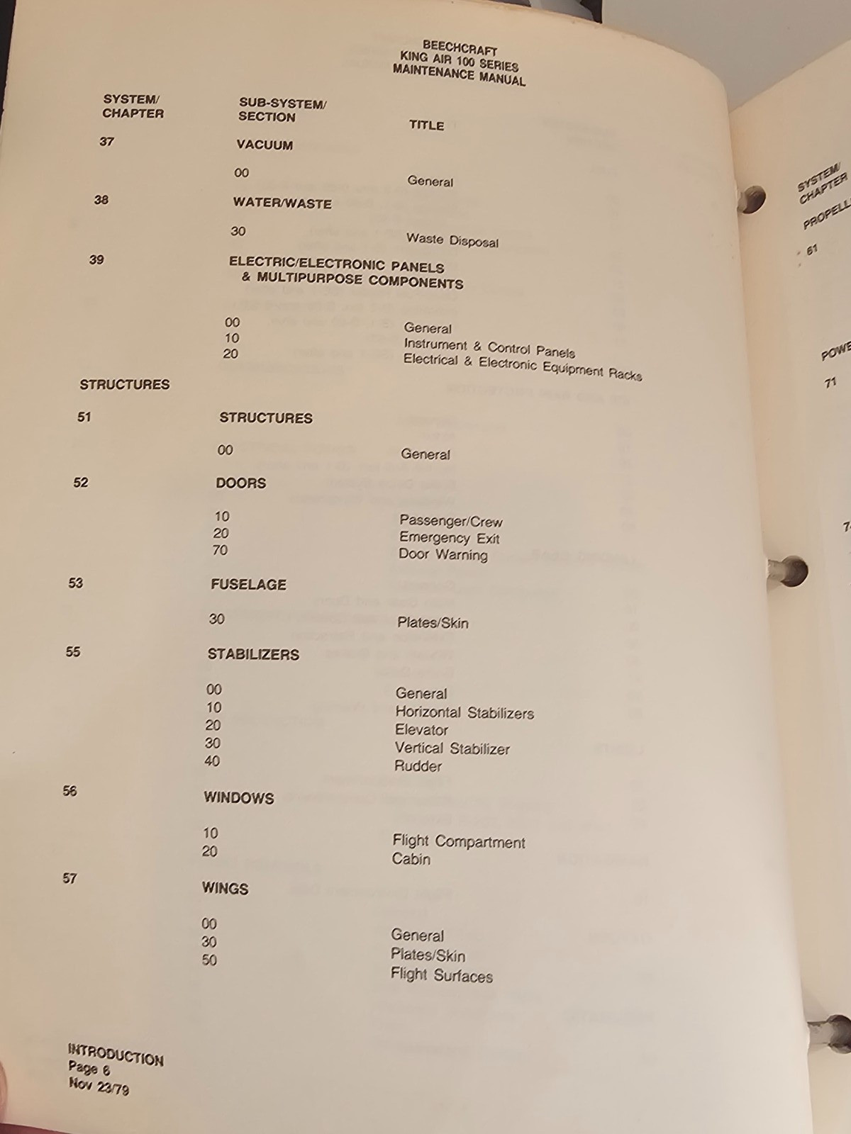 BEECHCRAFT 100 SERIES MAINTENANCE MANUAL COMPLETE 100 A-100 B-100 BEECH CRAFT