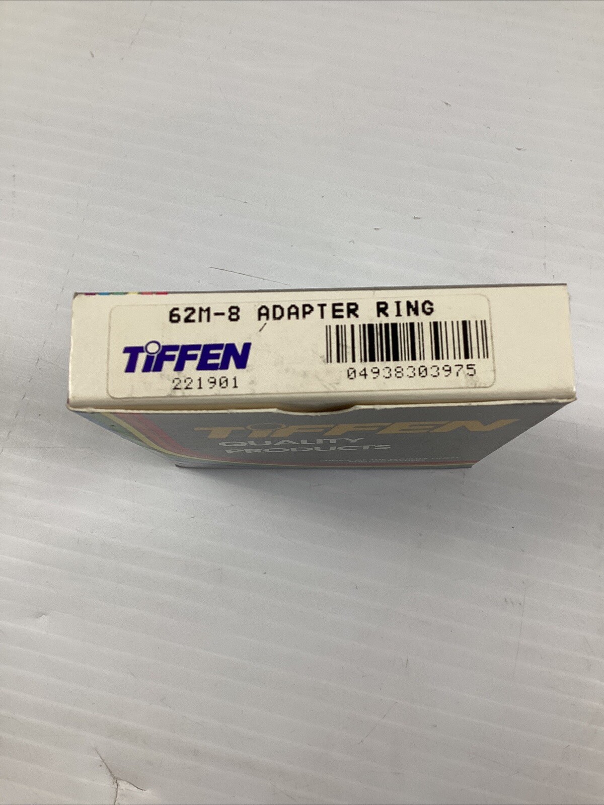 Tiffen 62mm 8 Adapter Camera Ring USA in Box