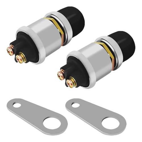 12V 50A Momentary Push Button Starter Switch Waterproof Switch Push to 2PCS