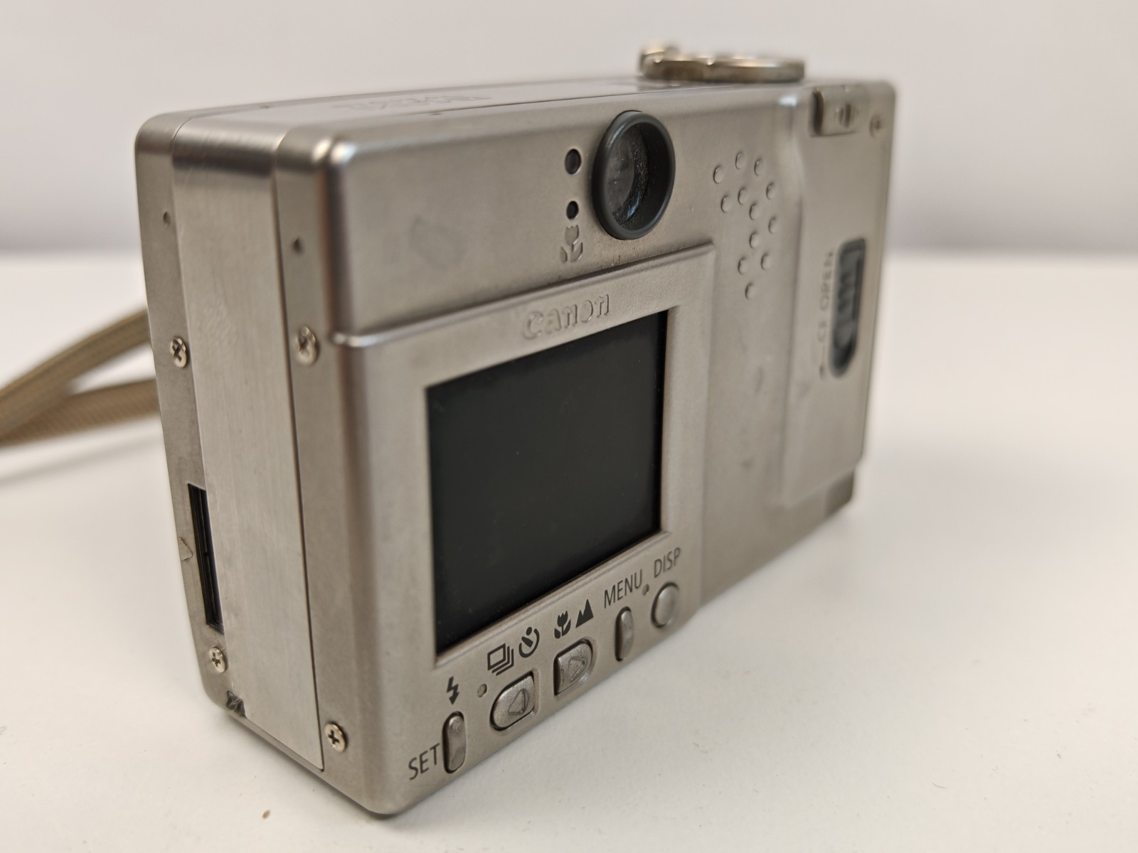 Canon Digital IXUS V PC1012 2MP Compact Camera Silver Untested No Battery