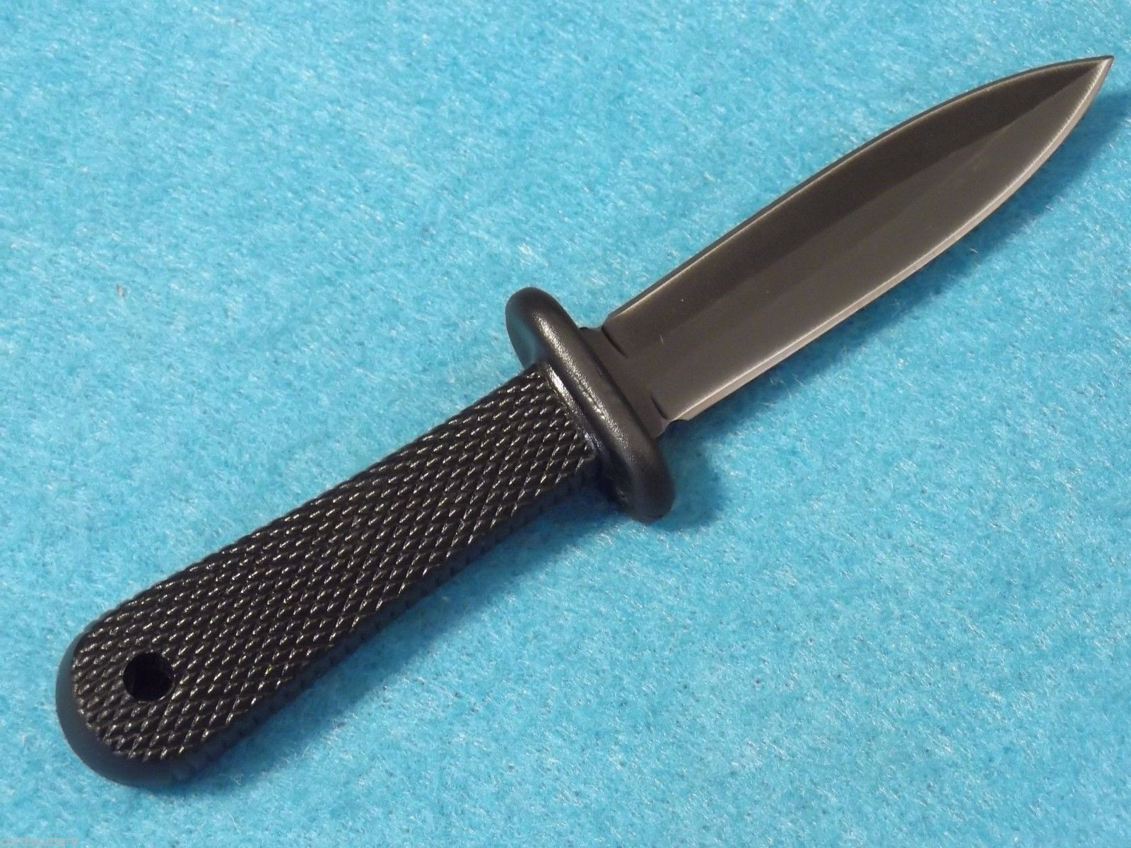 MINI NECK KNIFE 210925 Black double edge dagger fixed blade 5 1/2" overall NEW!
