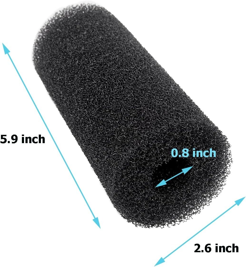 5.9" Big Prefilter Foam Sponge Replacement Filtration Kit for Pond Aquarium (2)