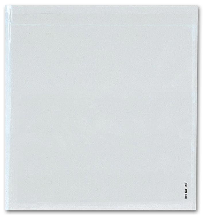 20146 Adhesive Transparent Plastic File Pockets 9 1/4 x 10" QTY 250