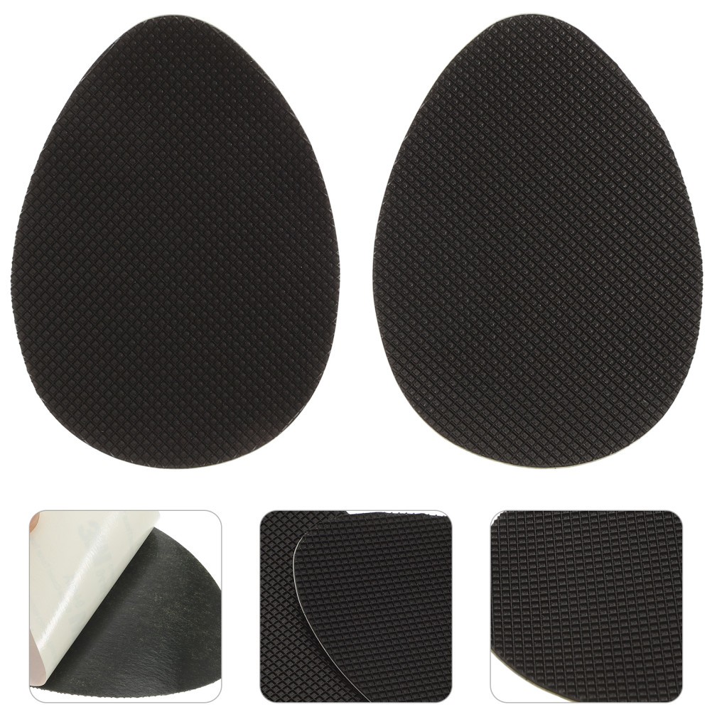 6 Pairs High Heel Sole Protectors Rubber Self Adhesive Non Shoe Pads