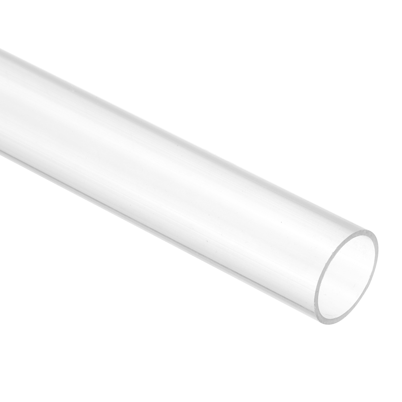 Rigid Round Clear Tubing 18mm ID x 20mm OD x 150mm Length Plastic Tube