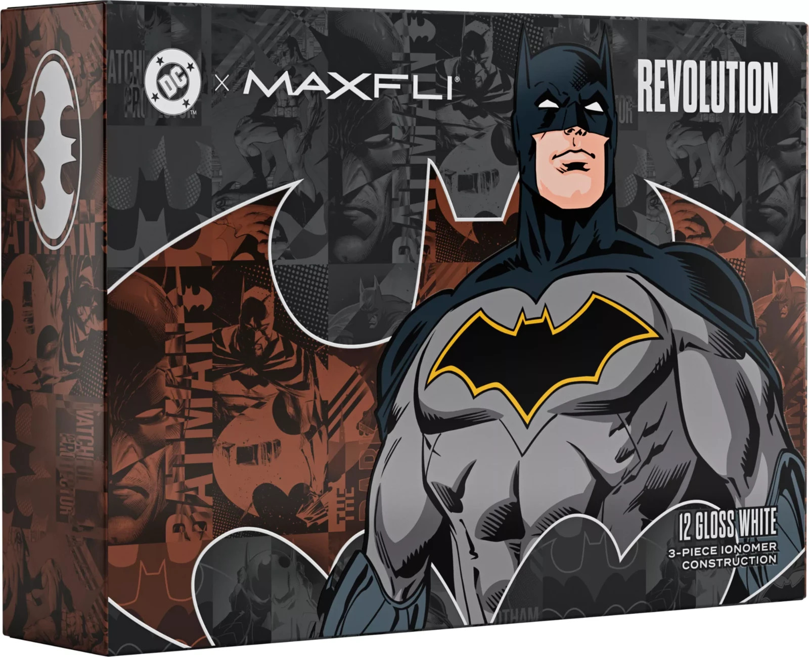 DC x Maxfli Batman Revolution Golf Balls 3 dozen