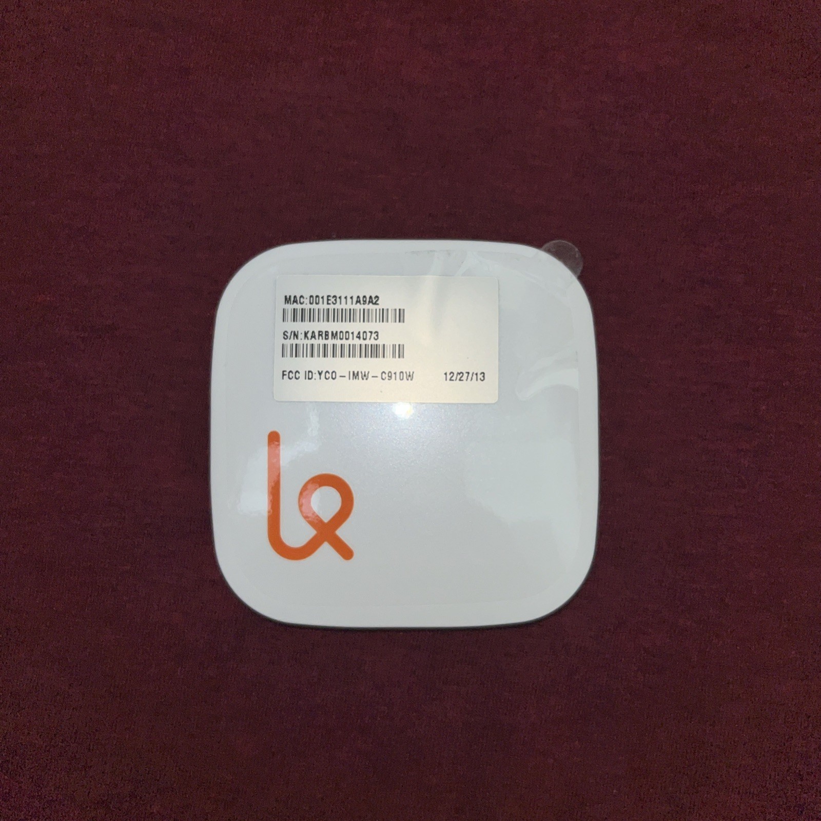 Used Karma IMW-C910W Hotspot Wireless WiMax Mobile Modem / Router PARTS ONLY