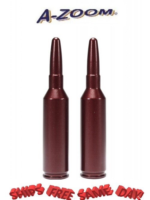 A-ZOOM Action Proving Dummy Round, Snap Cap for 6.5 PRC - 2 PACK New! # 12307