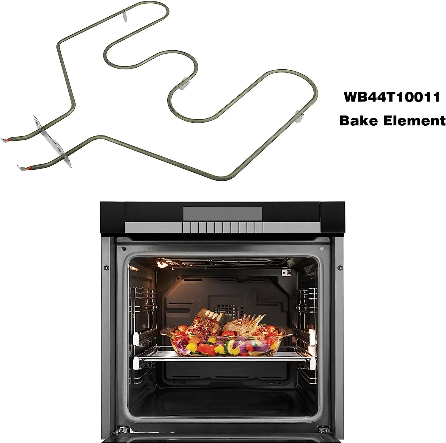 WB44T10010 Range Oven Stove Bake Heating Element Bottom Element Unit Assembly GE