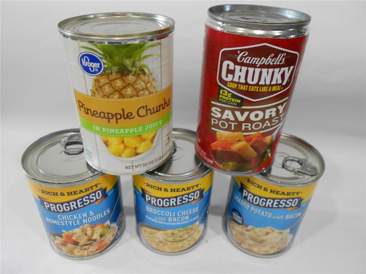 PROGRESSO Chunky SOUP Diversion Safe Hide Stash Cash Can KITCHEN CUPBOARD/PANTRY