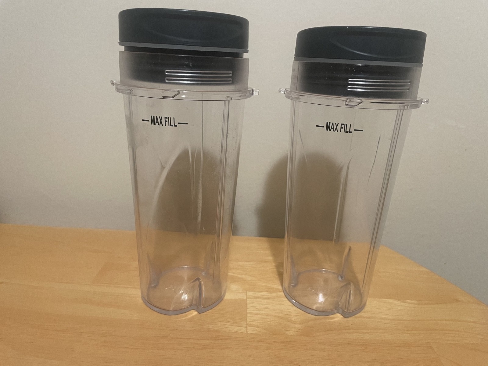 Ninja Replacement  Two 16oz Blender Cup Single Serve Blender Cup With Sip Lid