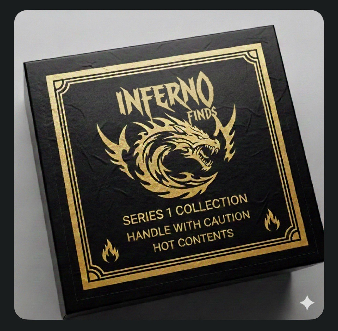 🔥 INFERNO FINDS BOX COMES W/ ALL INFERNO FINDS ITEMS AND 1 SPECIAL ITEM.