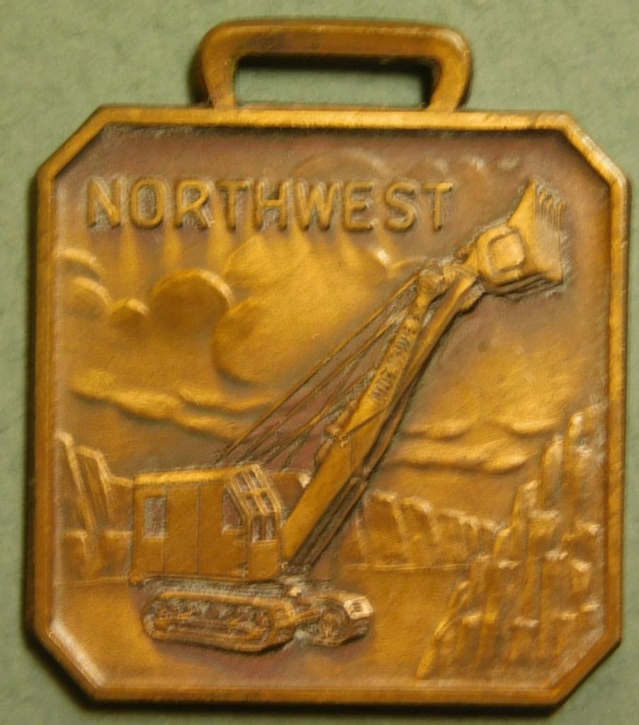 Northwest Shovels Hodge & Hammond New York City Brass Watch Fob Slf1A3-33#340