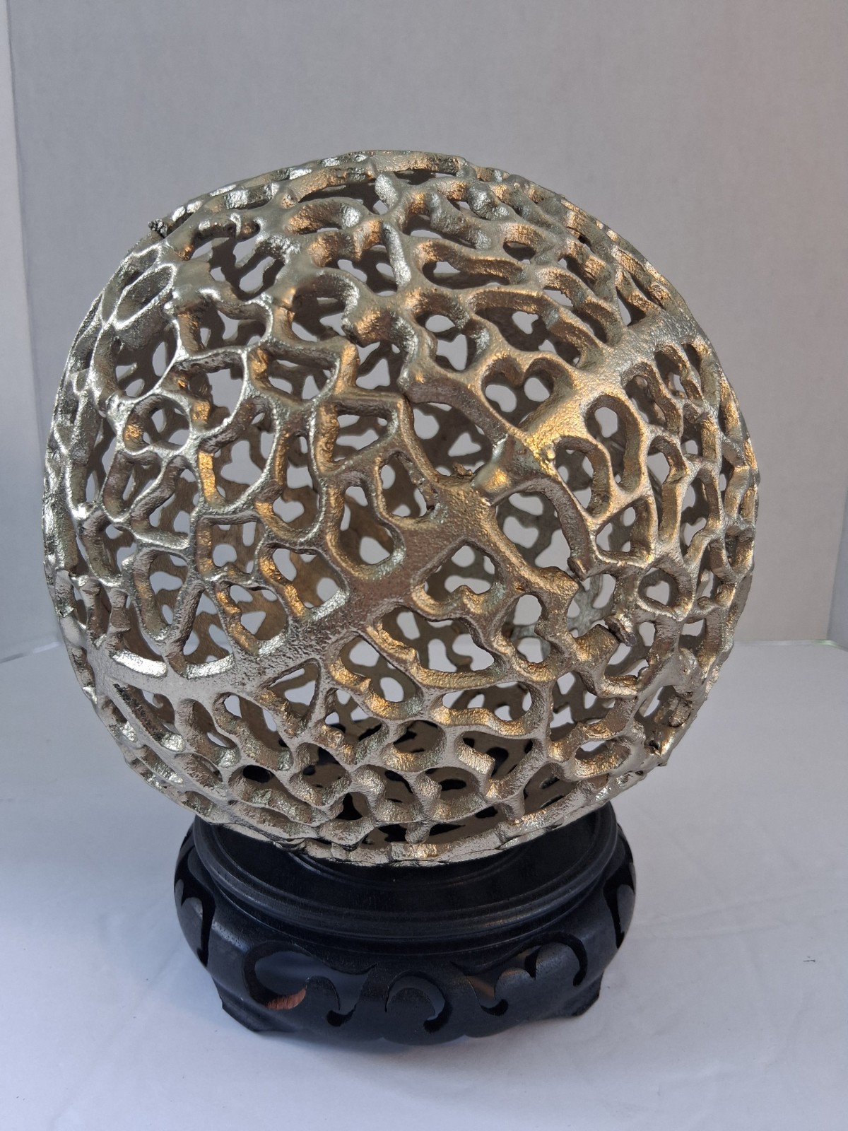Metallic Gold Fillagree Sphere/Orb