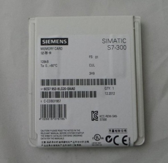 1PCS Siemens Memory Card 6ES7953-8LG20-0AA0 128KB Brand