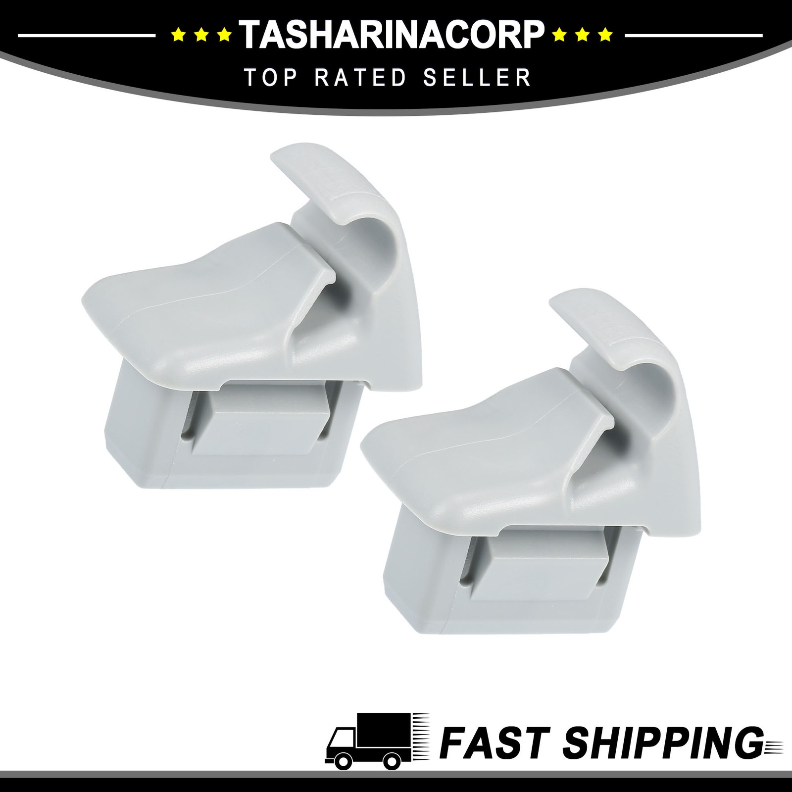 2pcs Car Visor Holder Clip for Mitsubishi Lancer 06-17 MR654343