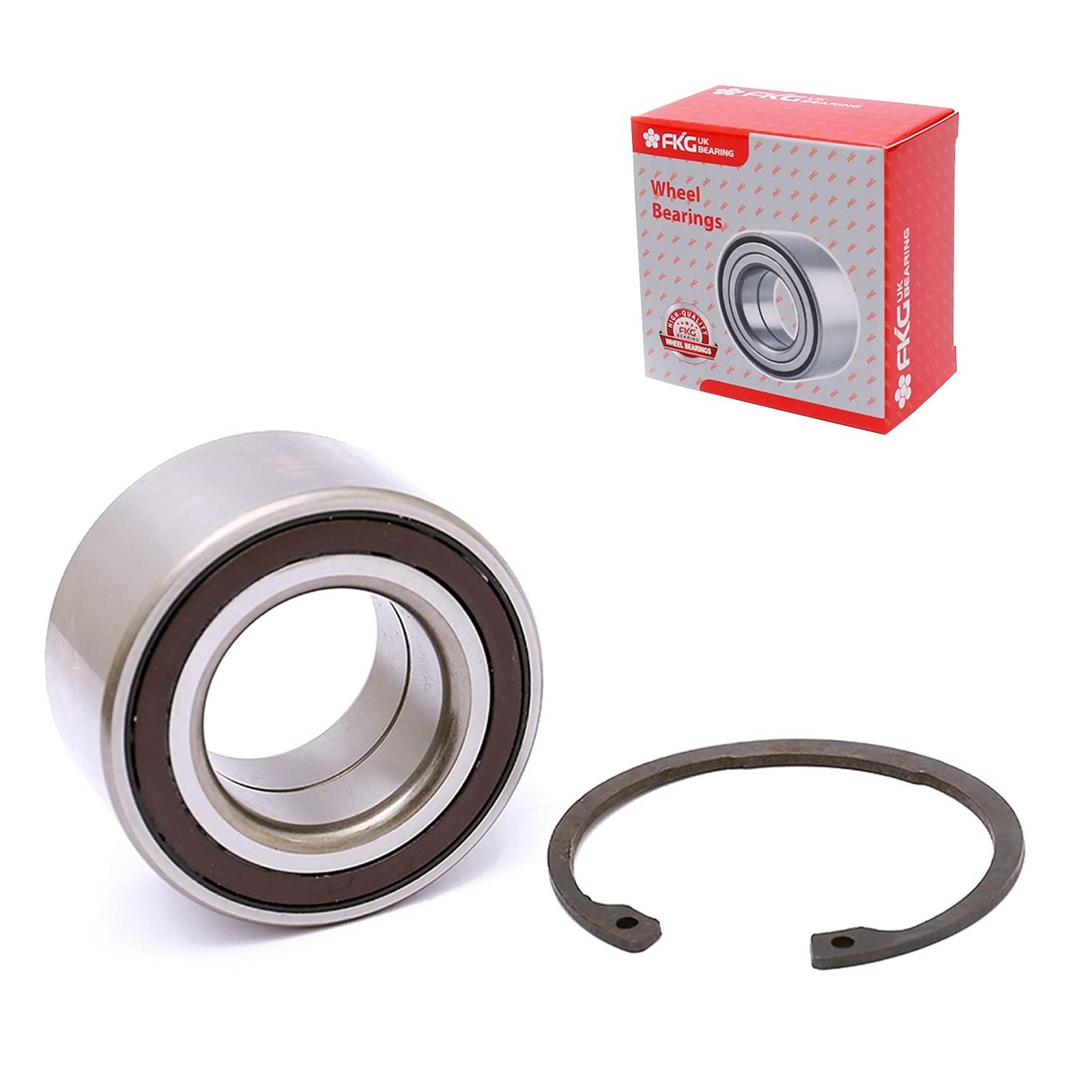 FKG 510090 Front Wheel Hub Bearing fit for 07-12 Dodge Caliber, 07-17 Jeep Co...