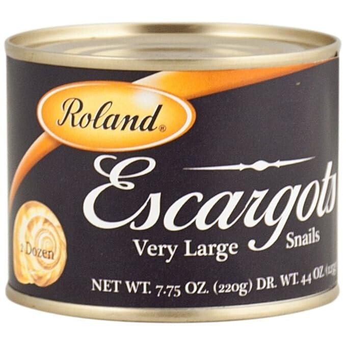 Roland Foods Escargot Snails, Very Large, 7.75 Ounce, Pack of 12