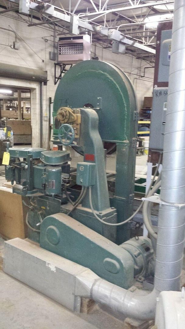 36" Tri-State #T36-4 Band Resaw | 1977 | S/N 2.28.67.77 | Tilting Feed Rolls