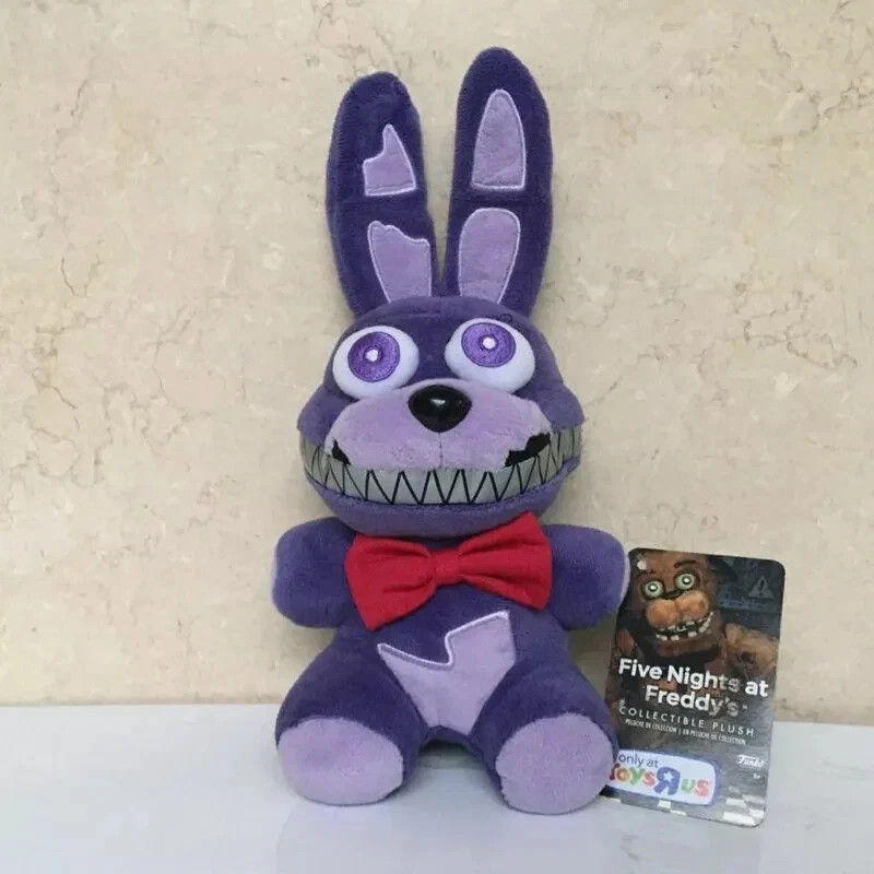 Five Nights at Freddy's Nightmare Bonnie Plush Toy Soft Stuffed Kids Gift Doll