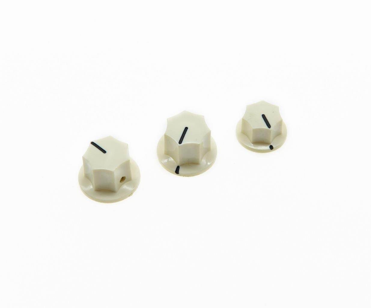 KIAISH Set of 3 Aged White Brass Insert USA Spec 1/4" Large and