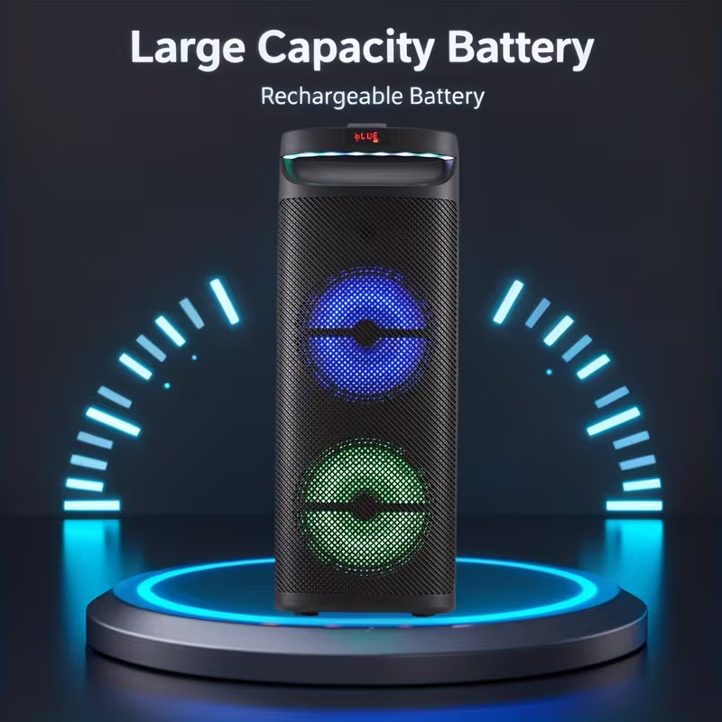 All-in-One 1000W Karaoke Speaker Wireless Mic TWS Bluetooth