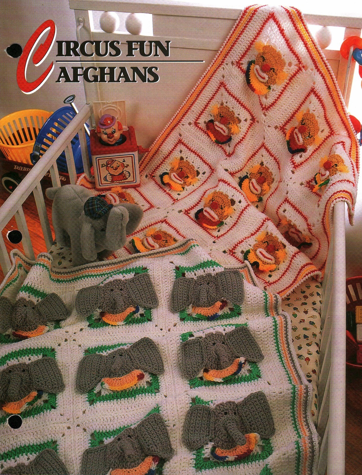 Circus Fun Afghans | Annie's Crochet Quilt & Afghan Club 312-1-04