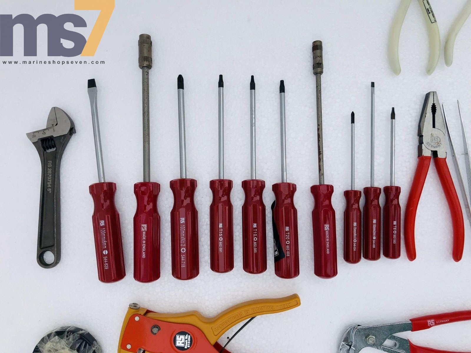 RS COMPONENTS ELECTRO-MECHANICAL TOOL KIT WITH ACCESSORIES AS SHOWN #NEW