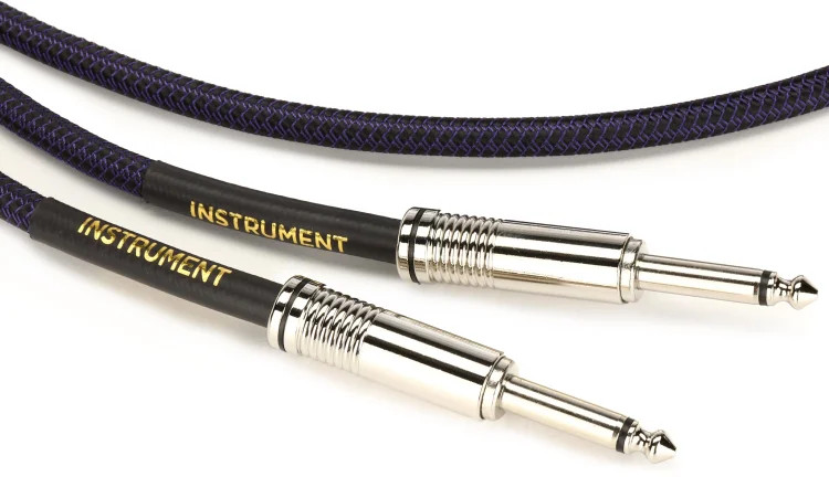 Ernie Ball P06395 Braided Straight to Straight Instrument Cable - 18-foot,