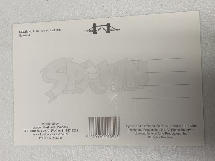 1997 Spawn Postcard SET OF 5 Todd McFarlane