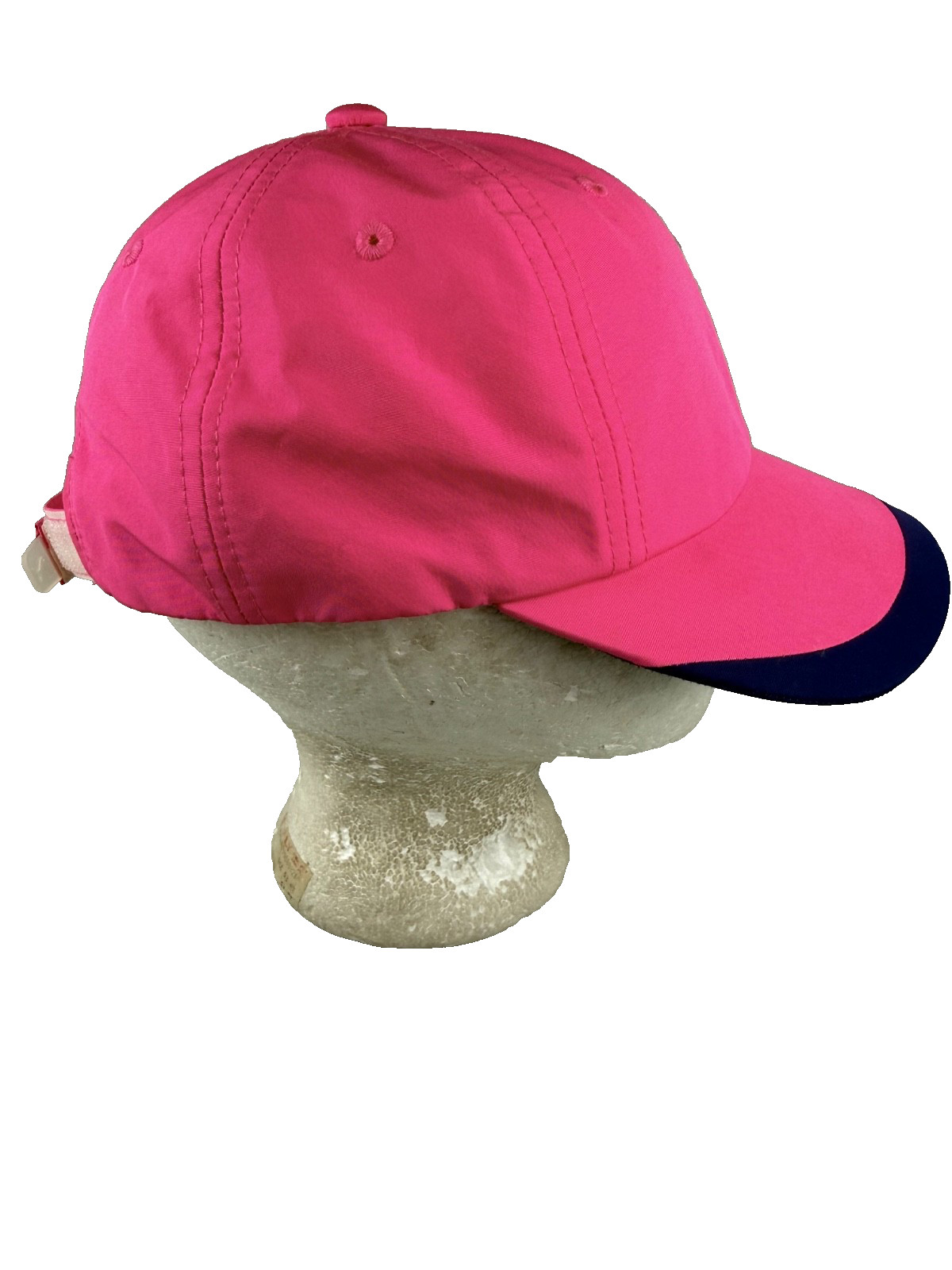 Puma Running Hat Hot Pink & Navy  Hat Cap Navy Puma & Front bill edge Hook Loop