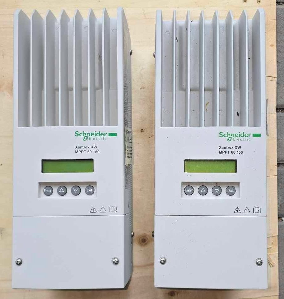 2 x Schneider Electric Conext MPPT 60 150 Solar Charge Controllers lot