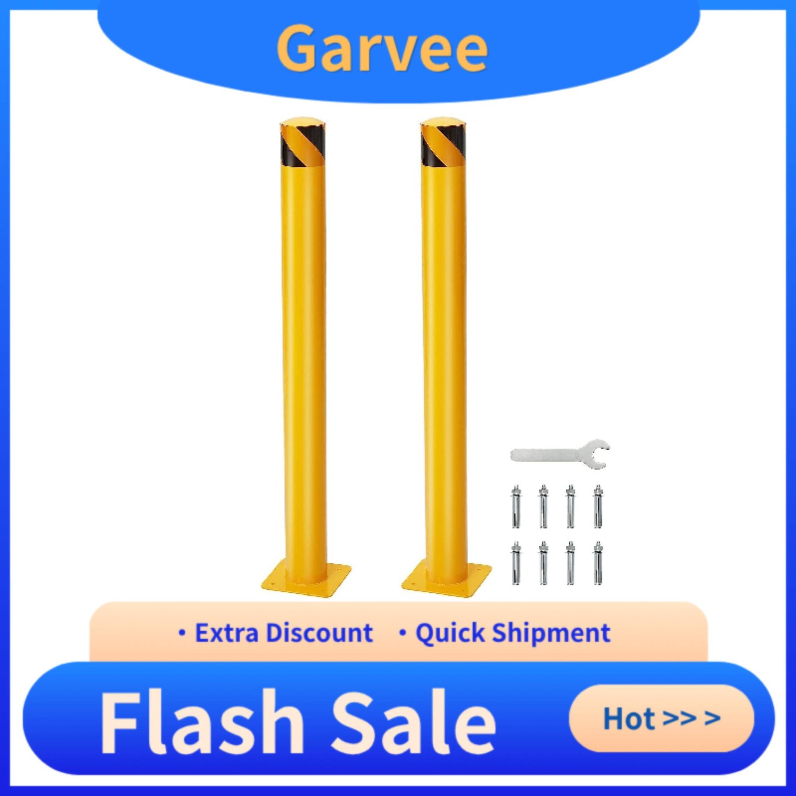 For Parking‑Pole Placement, Traffic‑Control And Driveway‑Barrier This Safety Bol