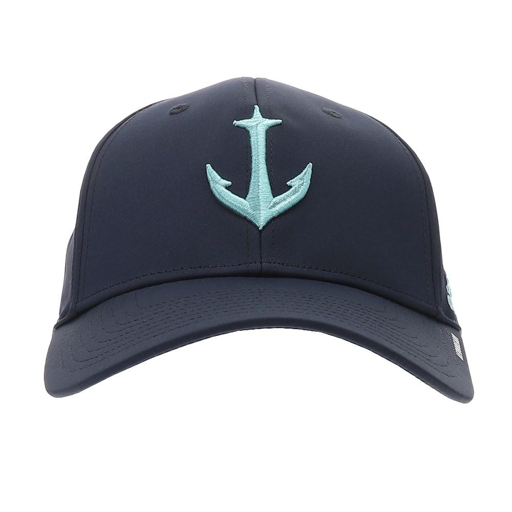 adidas Seattle Kraken Poly Structured Flex Cap Mens Blue Athletic Casual H20024