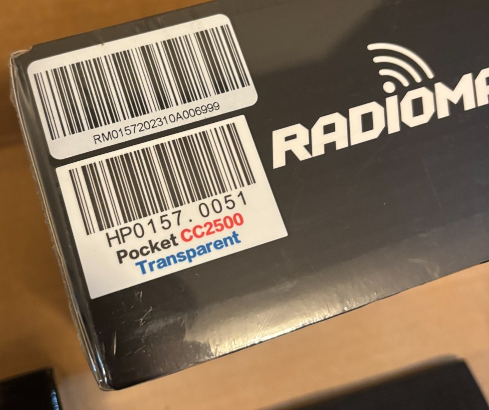 RadioMaster Pocket Radio Controller Mode 2 (CC2500, Transparent) New PLUS MORE