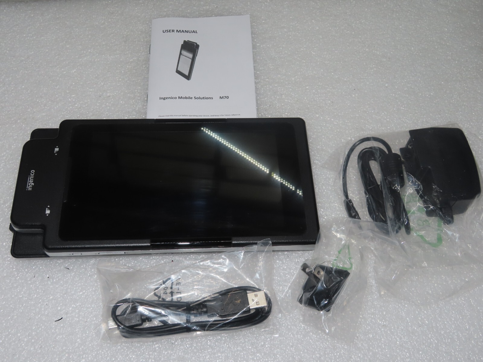 PMQ-708-08860BINGENICO MOBY 70 M70 POS TABLET MOBILE PAYMENT TERMINAL