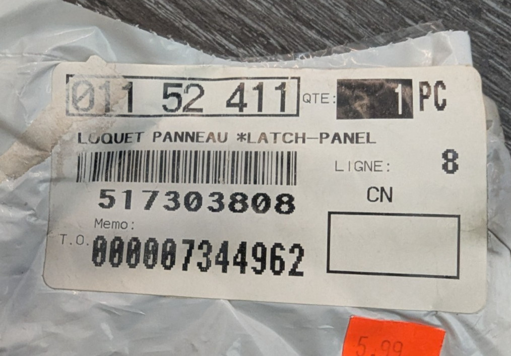 517303808 Ski-Doo OEM Left Hand Panel Latch