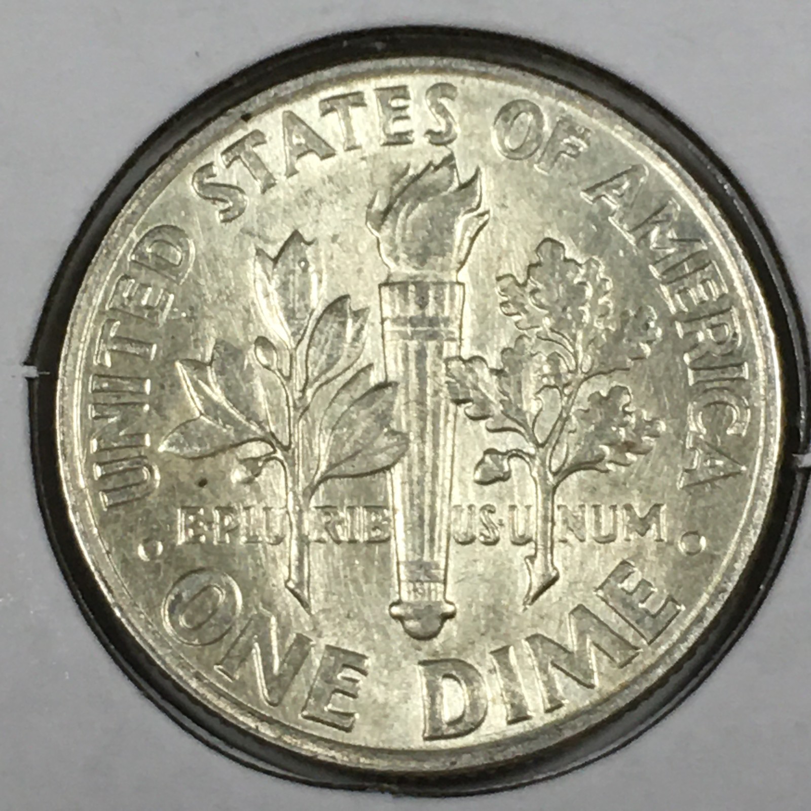 1962 Roosevelt Dime - Mint State (MS) KM#195 - 90% Silver - 8644