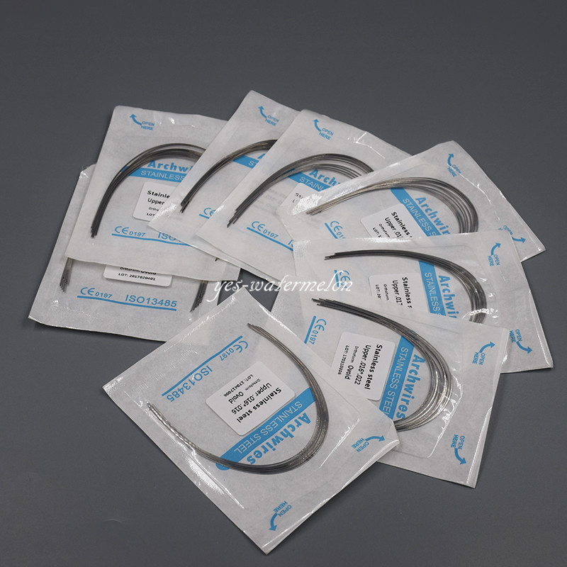 1 Pack Dental Stainless Steel Rectangular Arch Wire Natural/Square/Ovoid Form