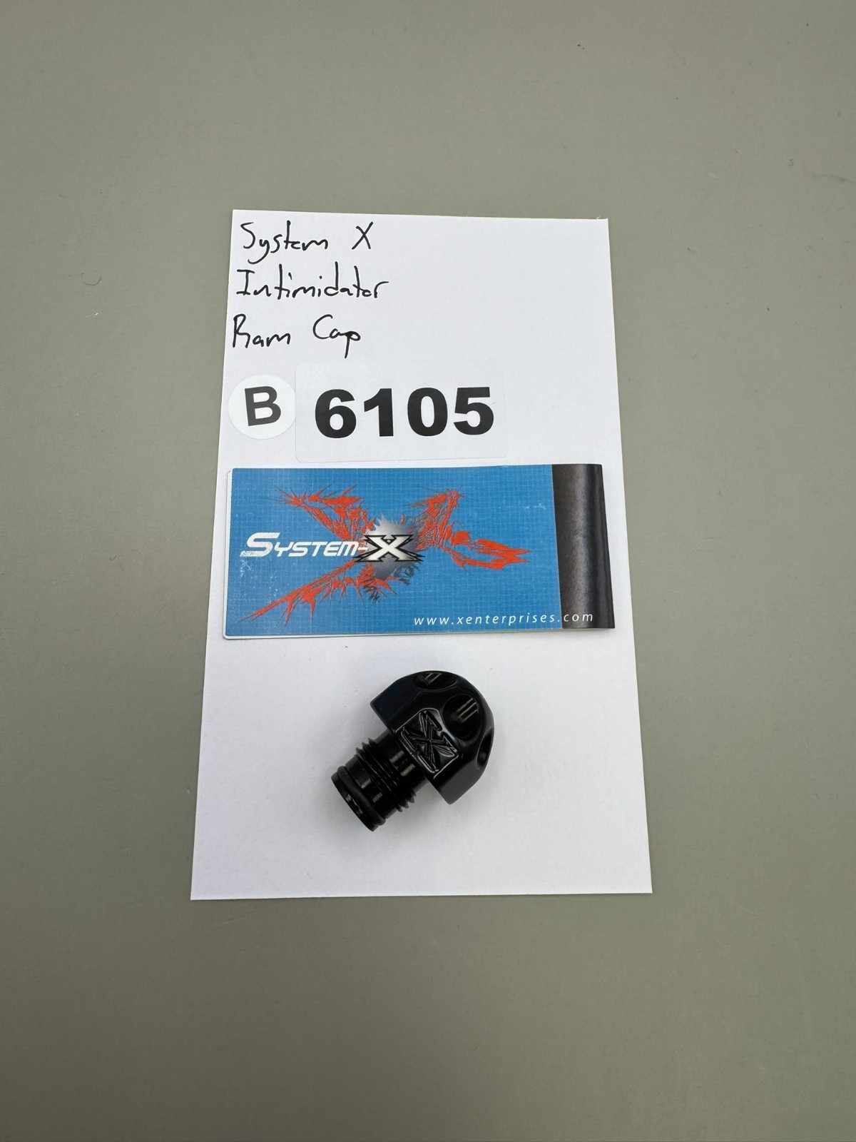 System X Intimidator Ram Cap-Gloss Black