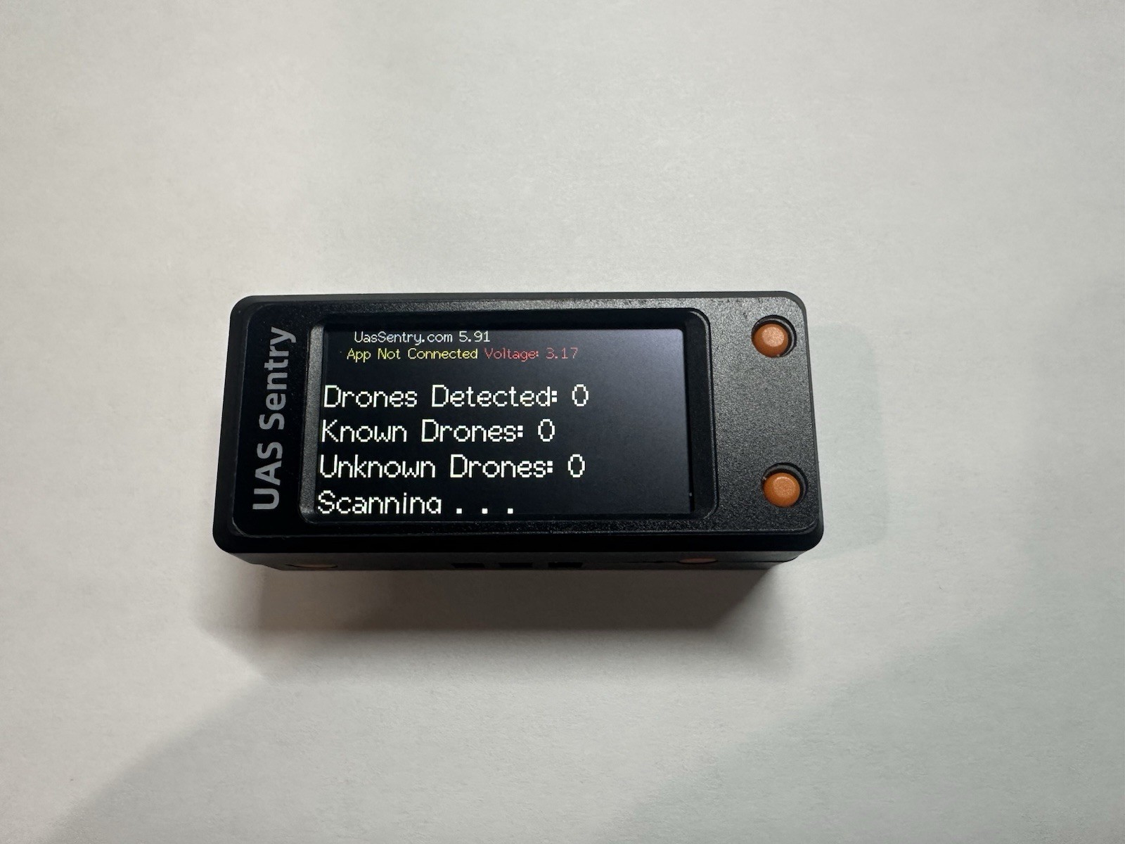 UAS Sentry Consumer Drone Detection Unit – Portable Remote ID Drone Locator