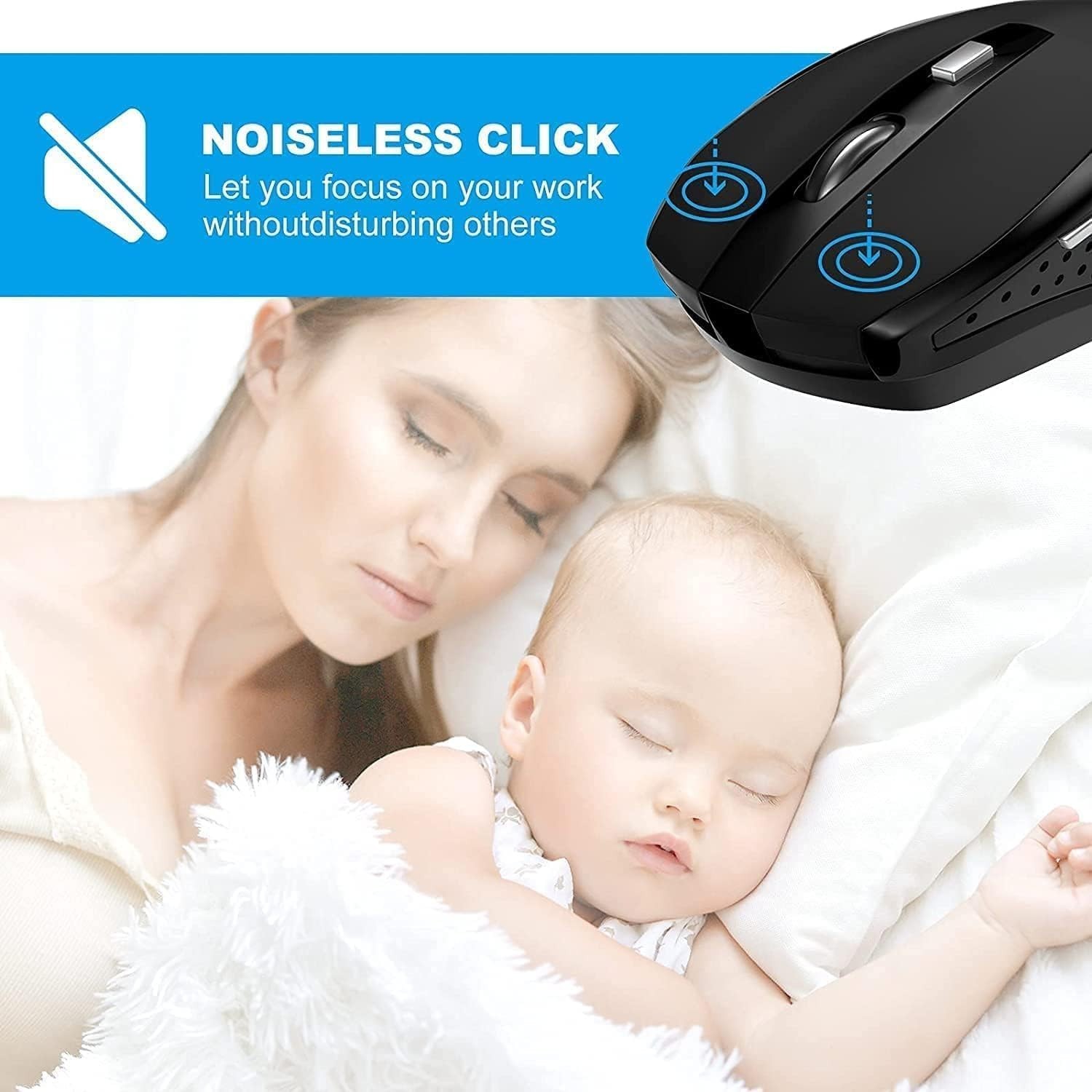 2 Wireless Optical Mouse Mice 2.4GHz USB Receiver For Laptop PC Computer DPI USA
