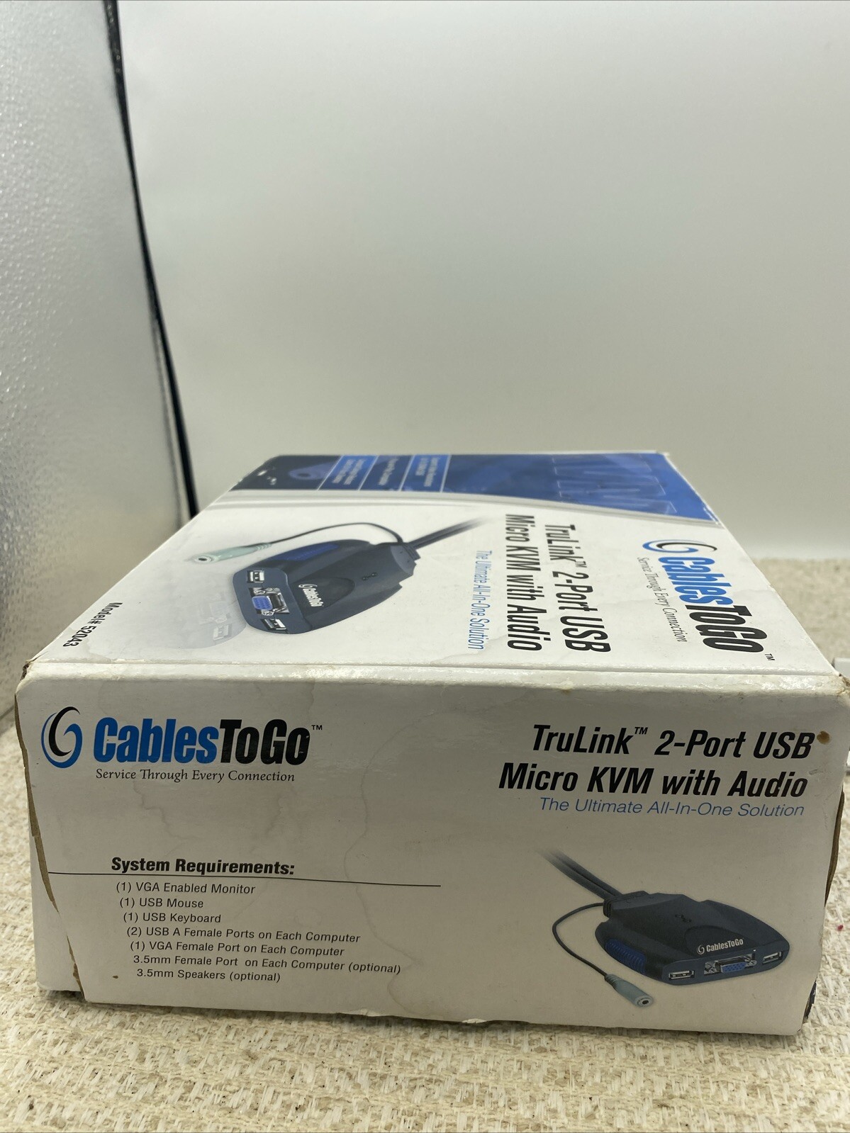 Tru Link 2 Port USB Micro KVM With Audio Model # 52043