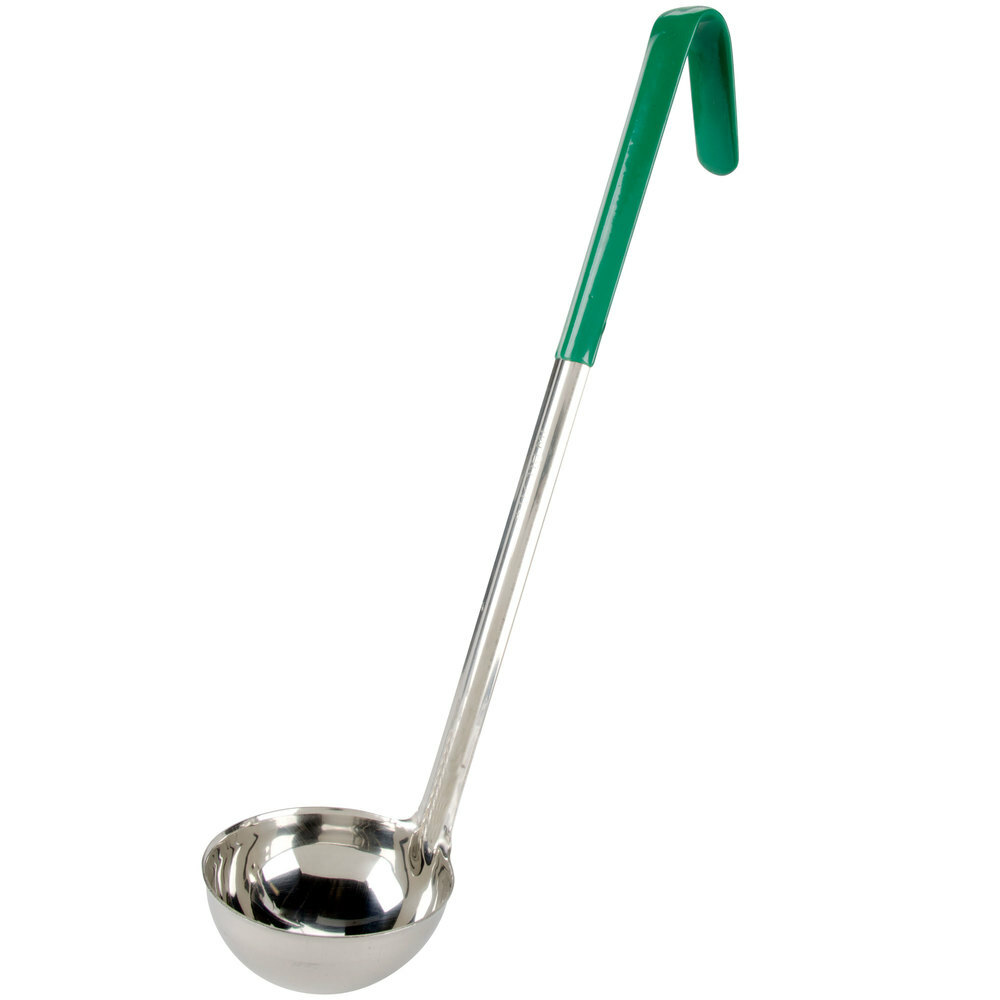 Choice One Piece Ladle / Dipper w/ Coated Handle (select size below)