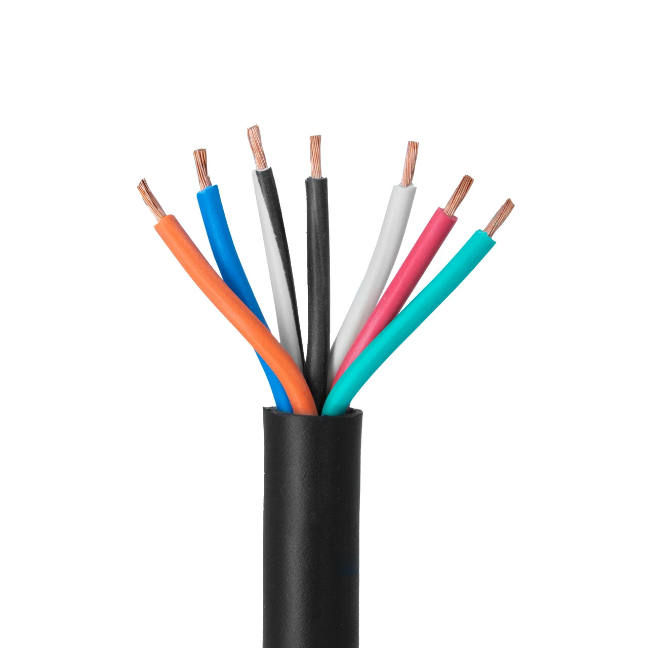 Hand-Built Ultra-Flexible 16 AWG 7-Pin Motor Control Extension SOOW Cable 100 ft