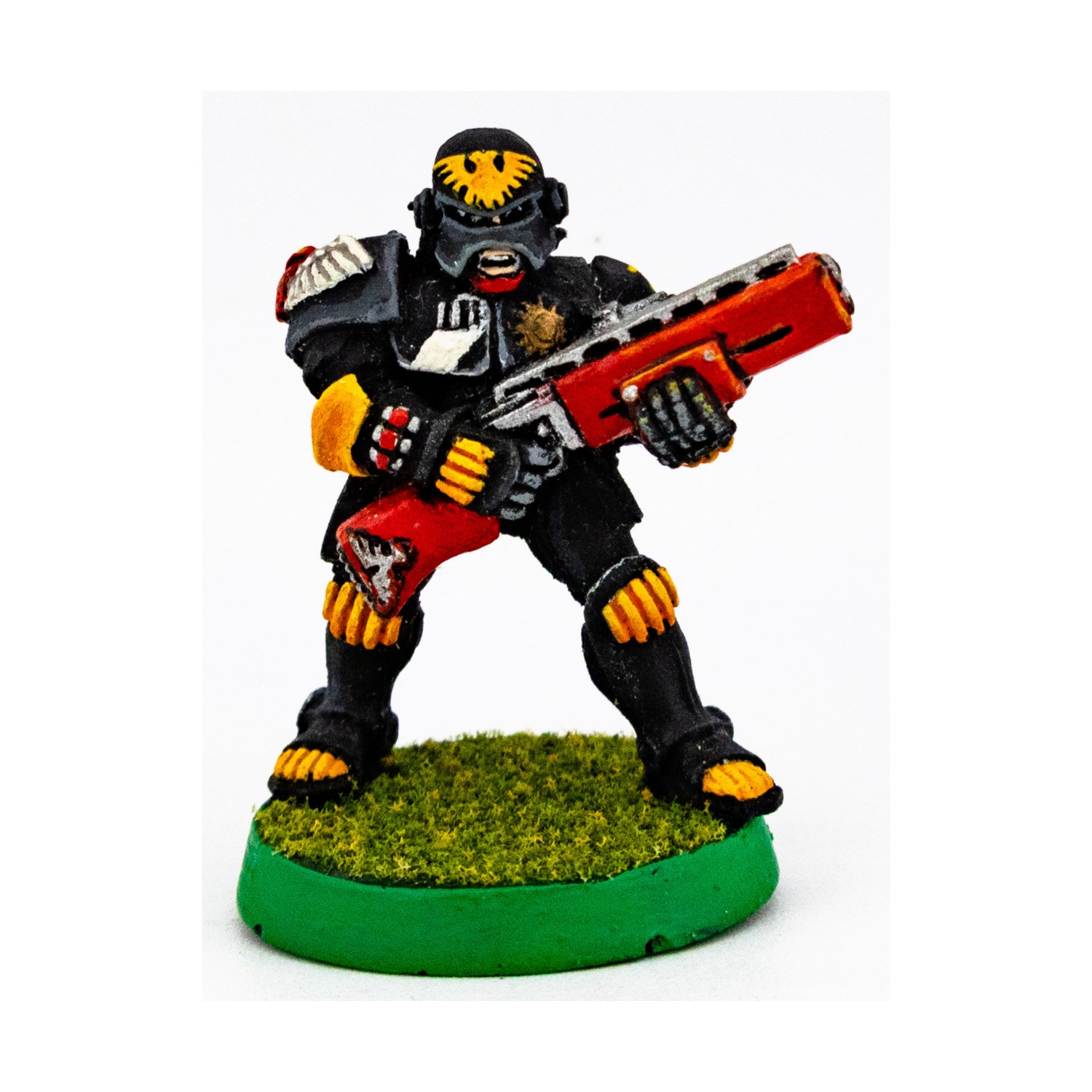 GW Necromunda Enforcers Loose Mini Arbite w/Shotgun #19 NM