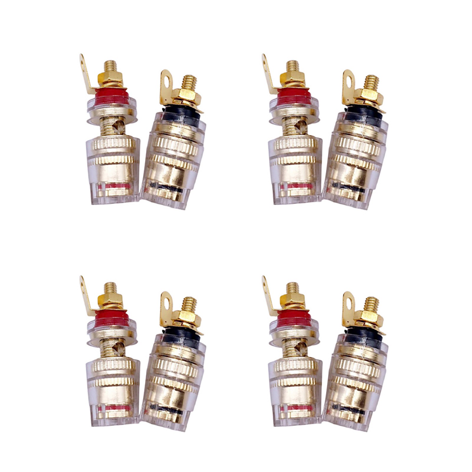 8* Universal 4mm Amplifier Speaker Terminal Binding Post Banana Plug Socket