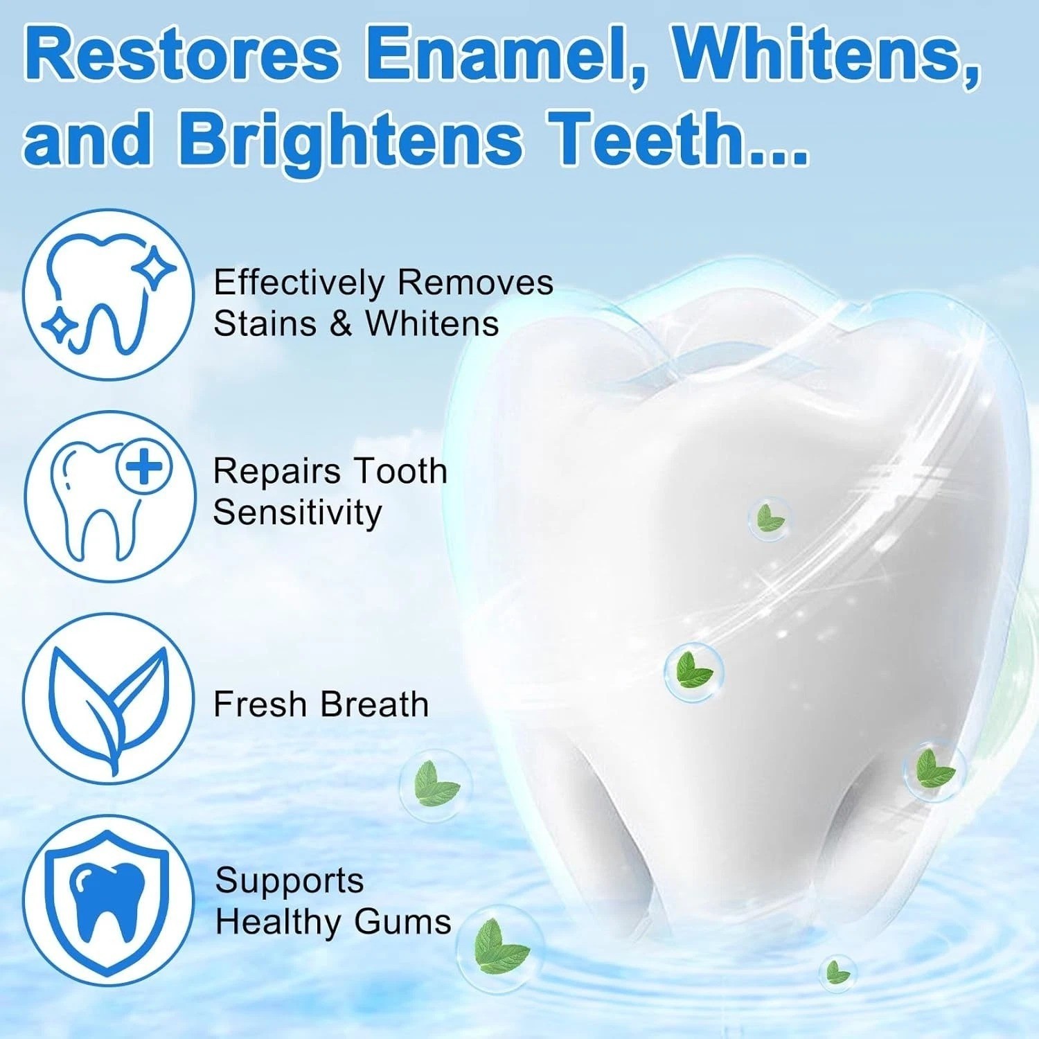 9.9% Hydroxyapatite Toothpaste, 4.23 Oz Nano Hydroxyapatite Toothpaste for Ename